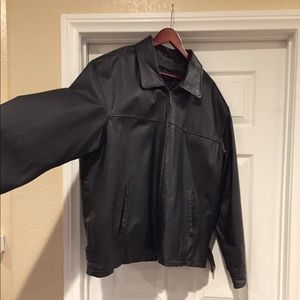Men’s leather black XL jacket